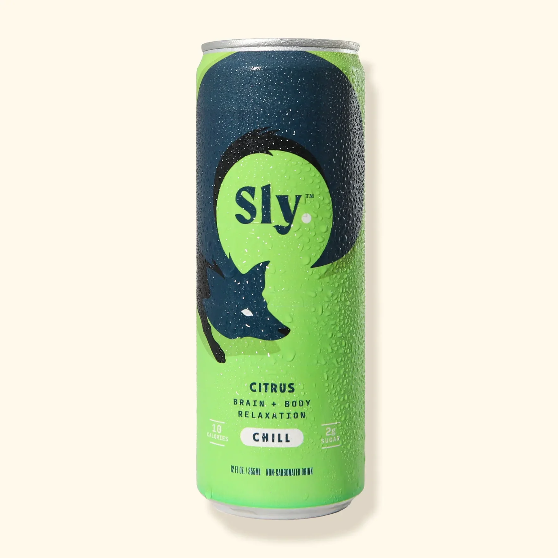 Sly™ CHILL Citrus - No Caffeine Relaxation Drink (12oz) - Case of 12